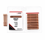  (20 chiếc)Kẹp kim hàn tig đồng đỏ loại đẹp  dài-ngắn dùng cho mỏ WP 1.6*36 2.0*50 2.4*50mm 