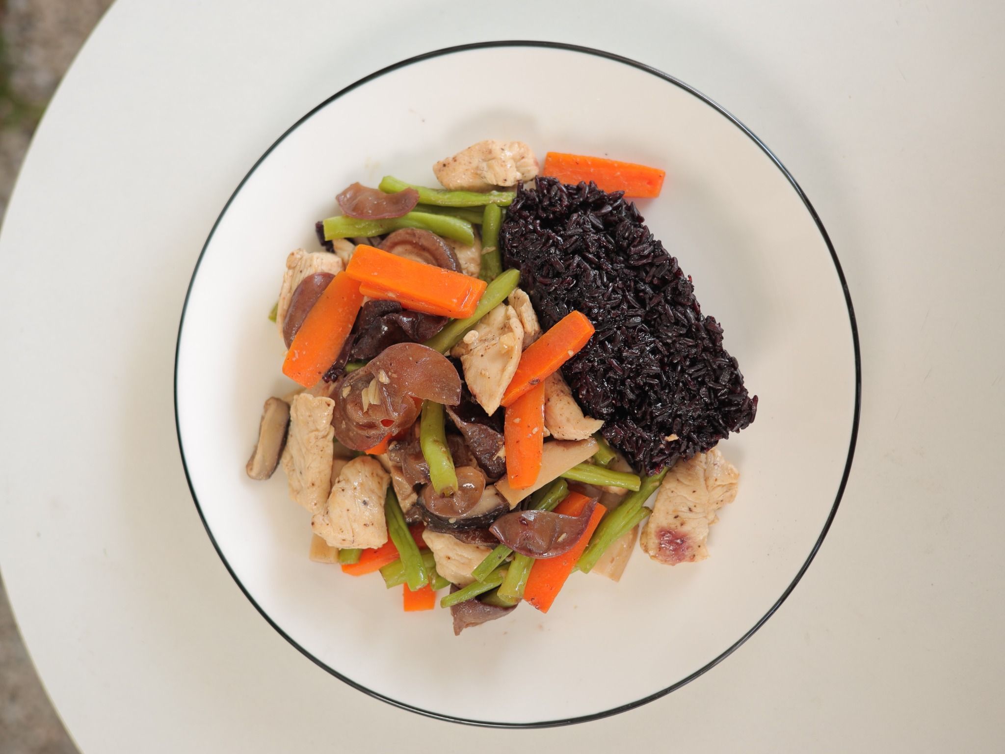  Ức gà xào nấm - High Protein 