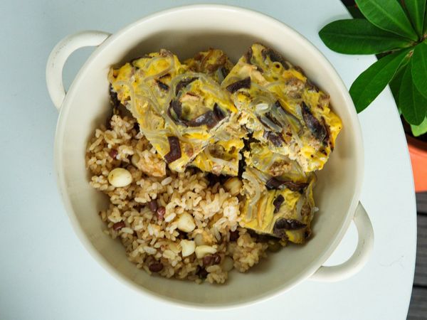  Cơm trứng đúc thịt bò - Cơm văn phòng healthy 