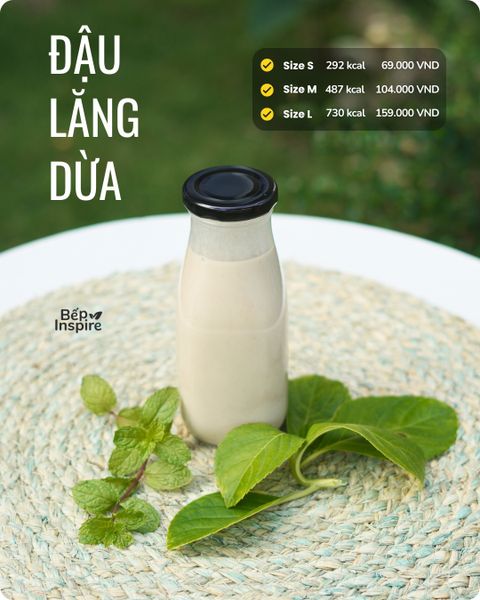  Sữa Cao đạm: Đậu lăng dừa 