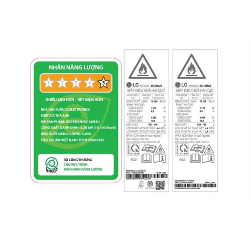 Máy lạnh LG Inverter 2HP IEC18M2 - Hàng Chính hãng - Model 2026