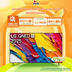 Smart Tivi LG QNED AI 4K 75 Inch 75QNED82ASA/ 86 Inch 86QNED82ASA
