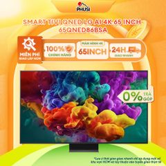 Smart Tivi QNED LG AI 4K 55 inch 55QNED86BSA/ 65 Inch 65QNED86BSA/ 75 Inch 75QNED86BSA/ 86 Inch 86QNED86BSA/ 100 Inch 100QNED86BS