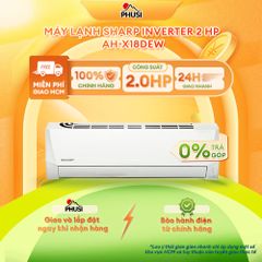 Máy lạnh Sharp Inverter 1 HP AH-X10DEW/ 1.5 HP AH-X13DEW/ 2HP AH-X18DEW - Hàng Chính Hãng - Mẫu mới 2026