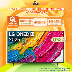 Smart Tivi LG QNED AI 4K 43/50/55/65/75/86 Inch QNED80ASA