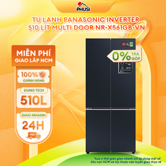 Tủ lạnh Panasonic Inverter 510 lít Multi Door NR-X561GB-VN