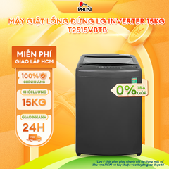 Máy giặt LG Inverter 15 kg T2515VBTB  Hàng Chính Hãng - Mới 100%