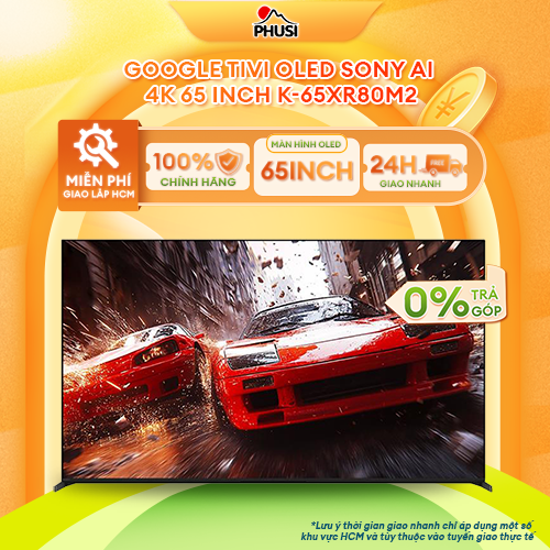 Google Tivi OLED Sony 4K 55 inch K-55XR80M2/ 65 inch K-65XR80M2 Hàng Chính Hãng