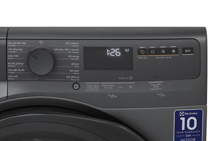 Máy Sấy Bơm Nhiệt Lồng Ngang Electrolux UltimateCare 8 kg EDH803J5SC