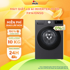 Máy Giặt Lồng Ngang LG AI DD Inverter 10 kg FX1410N5G - Mẫu mới