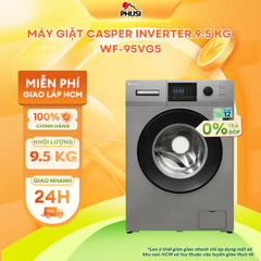 Máy giặt Casper Inverter 9.5 kg WF-95VG5 - Hàng Chính Hãng