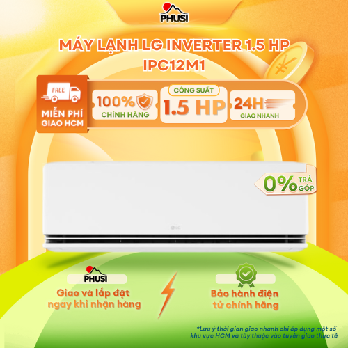 Máy lạnh LG Inverter 1HP IPC09M1/ 1.5 HP IPC12M1 - Hàng Chính Hãng - Mới 2025
