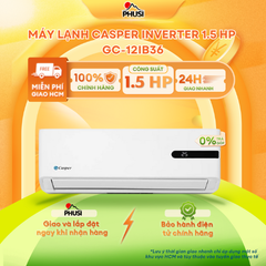 Máy lạnh Casper Inverter 1 HP GC-09IB36/ 1.5 HP GC-12IB36 - Hàng Chính Hãng