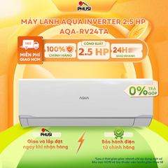 Máy lạnh Aqua Inverter 2.5 HP AQA-RV24TA - Mẫu Mới 2025