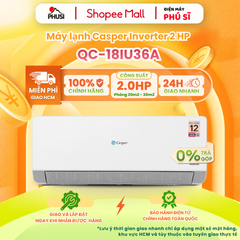 Máy Lạnh Casper Inverter 2HP QC-18IU36A/ 2.5HP QC-24IU36A