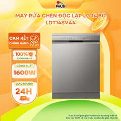 Máy rửa chén độc lập LG 14 Bộ LDT14SVA4 - Hàng Chính Hãng