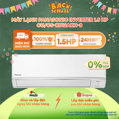 Máy lạnh Panasonic 1 chiều Inverter 1.5 HP CU/CS-RU12AKH-8