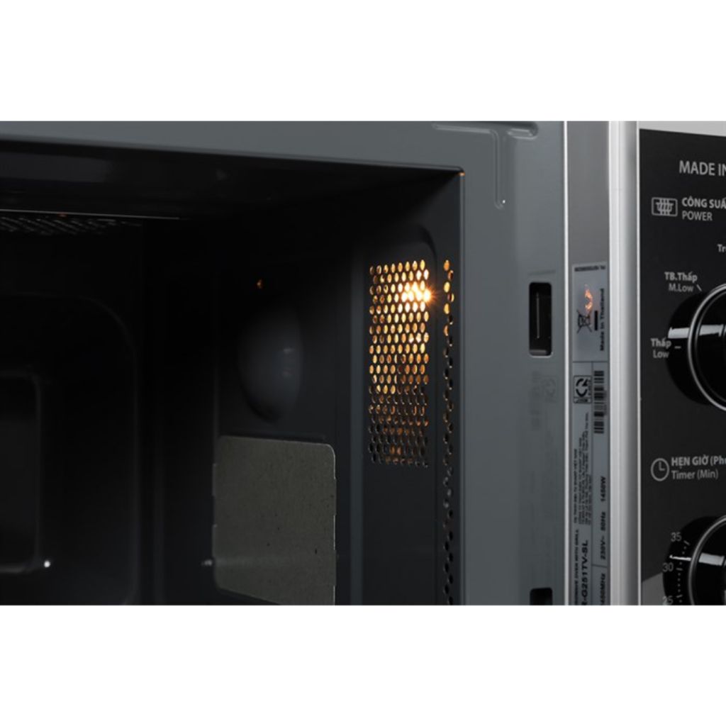 Lò Vi Sóng Có Nướng Sharp R-G251TV-SL 25 lít