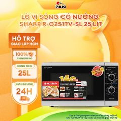Lò Vi Sóng Có Nướng Sharp R-G251TV-SL 25 lít