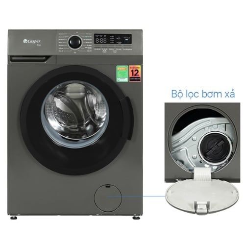 Máy Giặt Casper Inverter 8 kg WF-8VG1