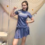  Bộ Đồ Bơi Nữ Thể Thao S20 - Thiết Kế Áo Cộc Tay Kín Đáo, 