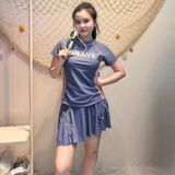  Bộ Đồ Bơi Nữ Thể Thao S20 - Thiết Kế Áo Cộc Tay Kín Đáo, 