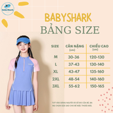  G29 - Set bơi tay đùi váy bé gái cao cấp - Baby Shark Shop 
