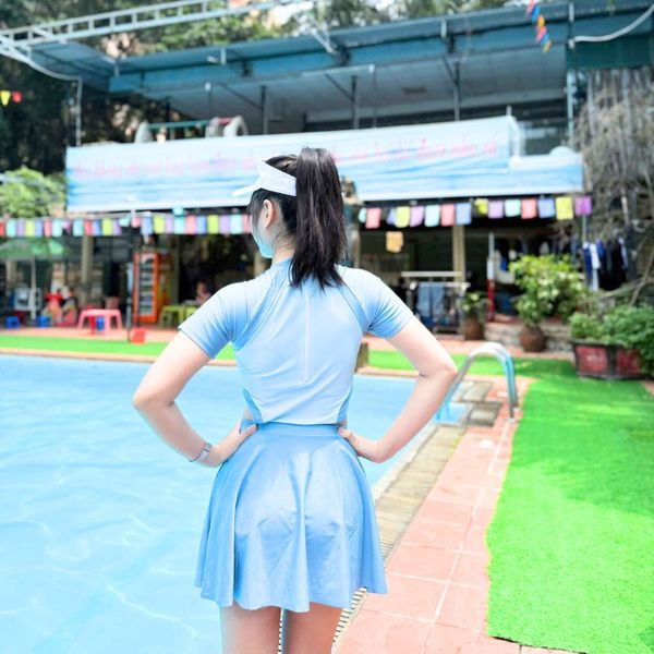 S5 - Swimbros -  Set Bơi Liền Kèm Váy Xu Hướng 2025