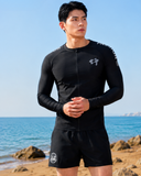 B11 Set Đồ Bơi Nam Tay Dài SwimBros  Màu Đen – Chống Nắng, Co Giãn, Dáng Thể Thao 