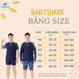  T64 - Set bơi bé trai tay dài - tay ngắn bé trai Sport 30kg -80kg 