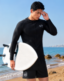  B11 Set Đồ Bơi Nam Tay Dài SwimBros  Màu Đen – Chống Nắng, Co Giãn, Dáng Thể Thao 