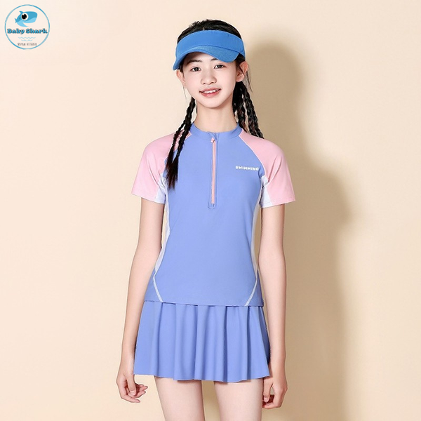 G29 - Set bơi tay đùi váy bé gái cao cấp - Baby Shark Shop