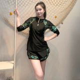  Bộ Đồ Bơi Nữ Tay Dài Quần Đùi S21 – Chống Nắng, Kín Đáo 