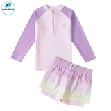  G57 - Set bơi tay dài quần đùi bé gái 