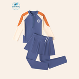  G19 - Set bơi tay dài quần dài liền váy bé gái năng động - Baby Shark Shop 