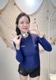  S37 - Set Bơi  Nữ 3 Chi tiết Tay Dài Quần Dài - Baby Shark Shop 