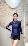  S37 - Set Bơi  Nữ 3 Chi tiết Tay Dài Quần Dài - Baby Shark Shop 