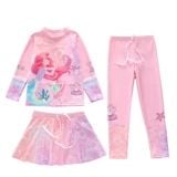 G105 - Set Bơi Tay Dài Quần Dài Kèm Váy 3 Chi Tiết Bé Gái - Baby Shark Shop