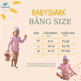  G15 - Bộ Đồ Bơi Bé Gái Dài Tay Họa Tiết Tim Hồng (Kèm Mũ) 