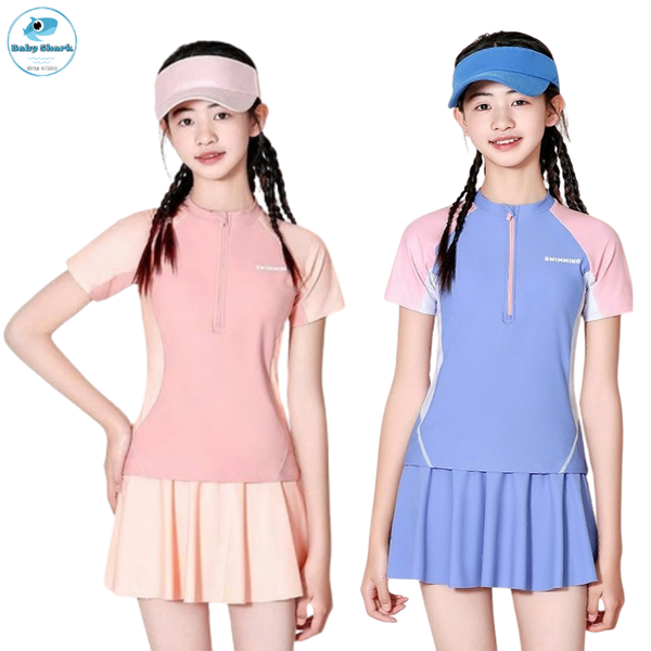 G29 - Set bơi tay đùi váy bé gái cao cấp - Baby Shark Shop