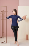  S37 - Bộ Đồ Bơi Nữ Dài Tay Kín Đáo 3 Chi Tiết – Chống Nắng, Che Khuyết Điểm Hiệu Quả - Baby Shark Shop 