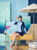  S41 - Set Bơi Tay Dài Váy Nữ 