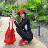  S47 - Đồ Bơi Nữ Dài Tay Chống Nắng Cao Cấp – Thiết Kế Xẻ Tà Che Bụng, Tôn Dáng Kín Đáo 