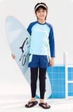  T20 - Set Bơi Bé Trai Tay Dài Quần Dài- Baby Shark 