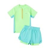  T24 - Set Bơi Tay Đùi Quần Đùi Bé Trai 2 Lớp  - Baby Shark 