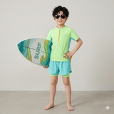  T24 - Set Bơi Tay Đùi Quần Đùi Bé Trai 2 Lớp  - Baby Shark 