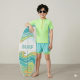  T24 - Set Bơi Tay Đùi Quần Đùi Bé Trai 2 Lớp  - Baby Shark 