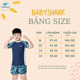  T18 -  Set Bơi Tay Đùi Bé Trai  2 Lớp - Baby Shark Shop 