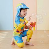  T88 - Set Bơi Tay Dài Quần Dài Kèm Nón Che Gáy Bé Trai - Baby Shark Shop 