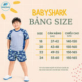  T92 - Set Bơi Tay Ngắn Quần Đùi 2 Lớp Bé Trai 